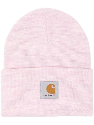 Плетена шапка Carhartt Wip розово