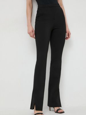 Pantaloni slim fit cu talie înaltă Karl Lagerfeld negru