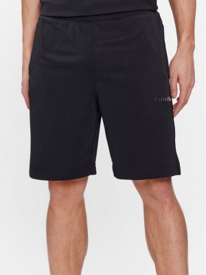 Pantaloni scurți de sport Calvin Klein Performance negru