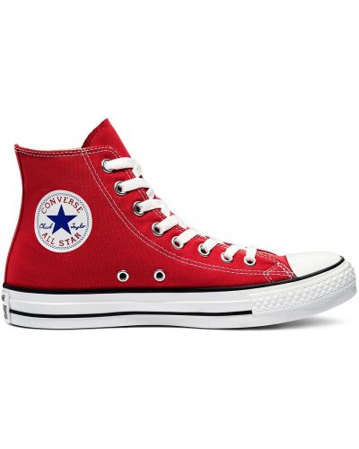 Calzado de estrellas Converse rojo