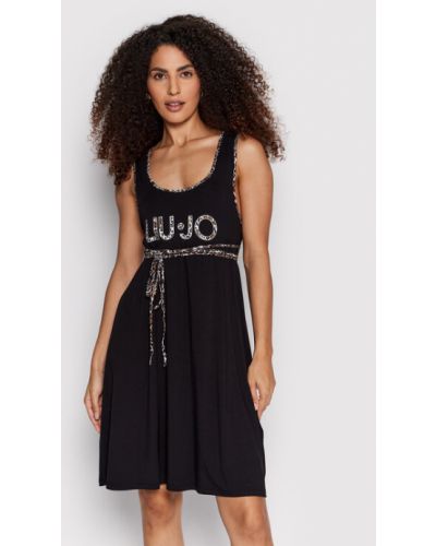 Liu Jo Beachwear Hétköznapi ruha VA2028 J5360 Fekete Regular Fit