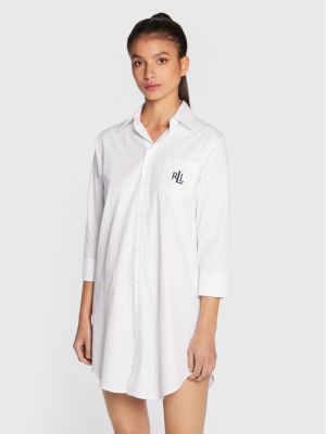 Naktiniai marškiniai Lauren Ralph Lauren balta