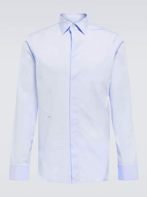 Camisa de algodón Berluti azul