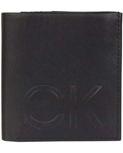Portfel skórzany Ck Calvin Klein, сzarny