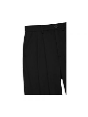 Jedwabne spodnie Anine Bing czarne