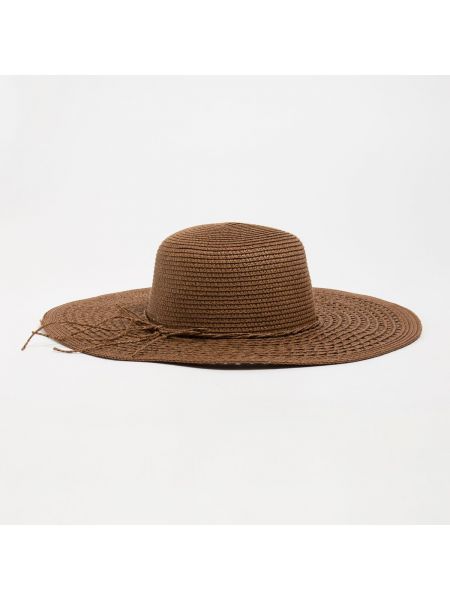 Шляпа Minaku коричневая