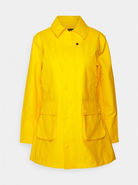 Krótki płaszcz Polo Ralph Lauren żółty