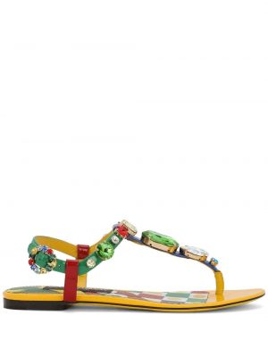 Sandales Dolce & Gabbana jaune
