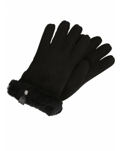 Кожени ръкавици Ugg черно
