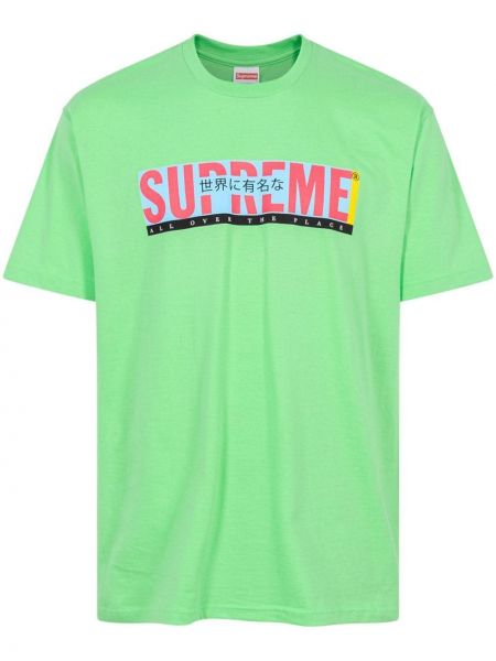 T-shirt Supreme, zielony