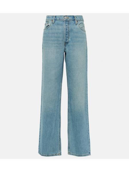 Low waist straight jeans Re/done blau