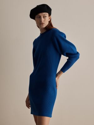Vestito in maglia Selected Femme blu
