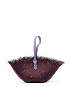 Nakupovalna torba Maison Margiela vijolična