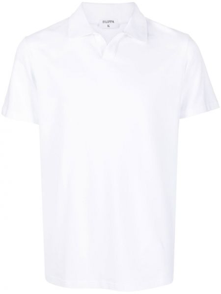 Polo marškinėliai Filippa K balta