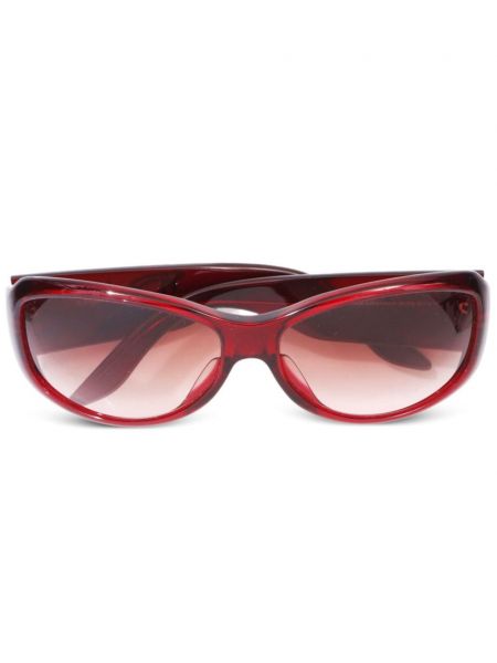 Okulary przeciwsłoneczne Christian Dior Pre-owned czerwone