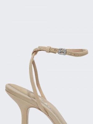 Kožené sandály Alexander Wang béžové