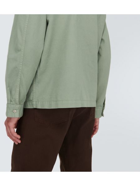 Kurtka jeansowa Lemaire zielona