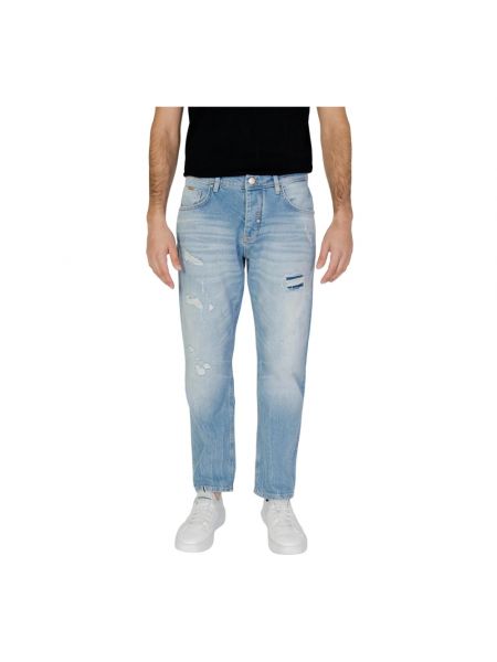 Jeansy skinny bawełniane Antony Morato niebieskie