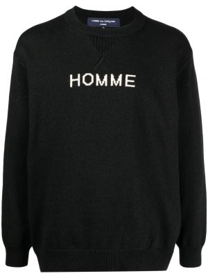 Пуловер Comme Des Garçons Homme черно