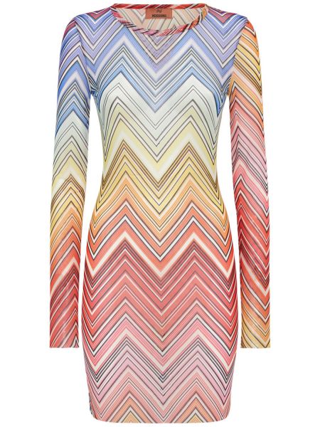 Tyll dress med print Missoni