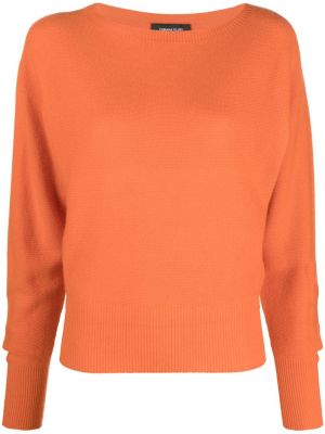 Kašmírový svetr Fabiana Filippi oranžový