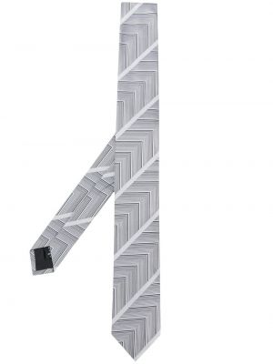 Cravate à motif géométrique Gianfranco Ferré Pre-owned gris