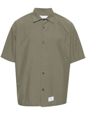 Bavlnená košeľa Wtaps zelená