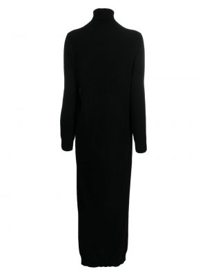 Robe longue en tricot Semicouture noir