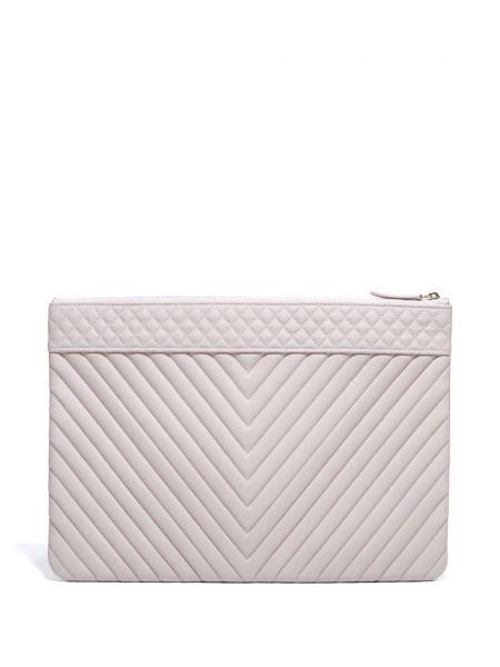 Gesteppte clutch Chanel Pre-owned pink