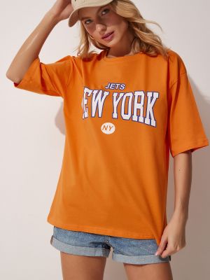 Тениска Happiness İstanbul оранжево