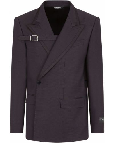 Blazer asimétrico Dolce & Gabbana violeta