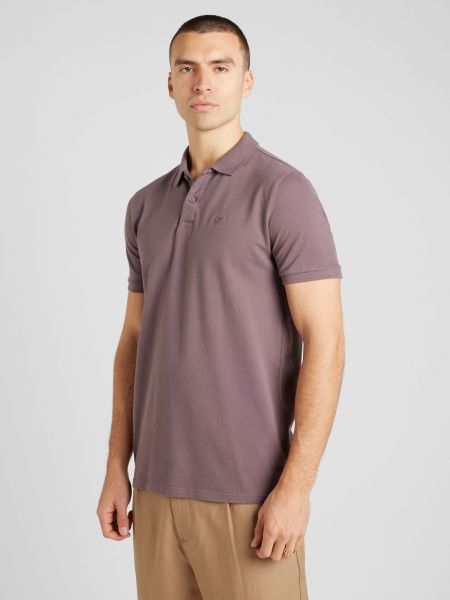 Marškinėliai Hollister violetinė