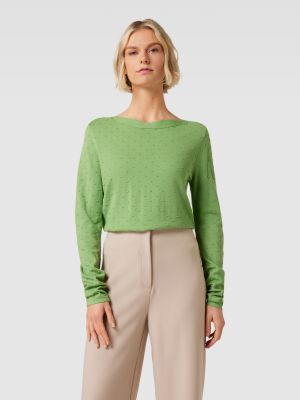 Dzianinowy sweter Zero zielony