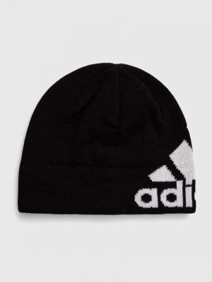 Шерстяная шапка Adidas Performance черная