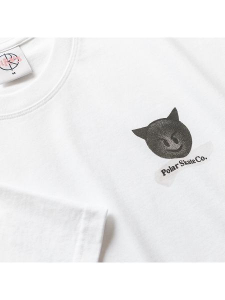 Camisa Polar Skate Co. blanco