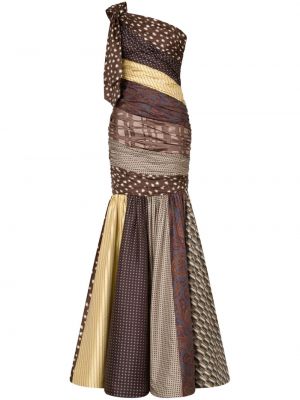 Коктейлна рокля Moschino кафяво