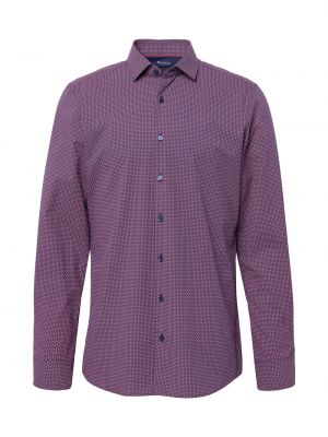 Рубашка на пуговицах Olymp фиолетовая