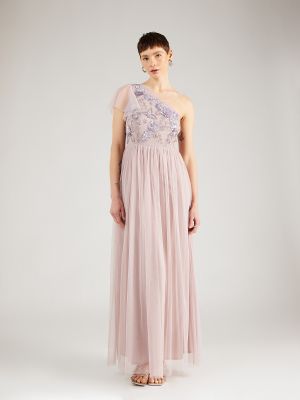 Čipkované večerné šaty s korálky Lace & Beads