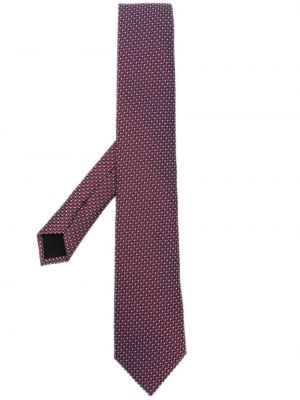Žakárová bodkovaná kravata Boss