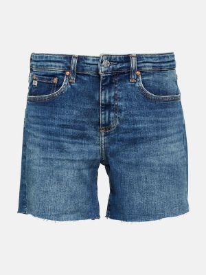 Shorts en jean Ag Jeans bleu