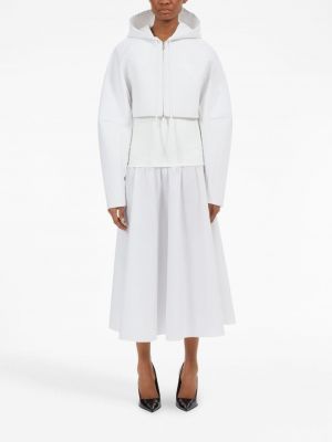 Midi sukně Ferragamo bílé