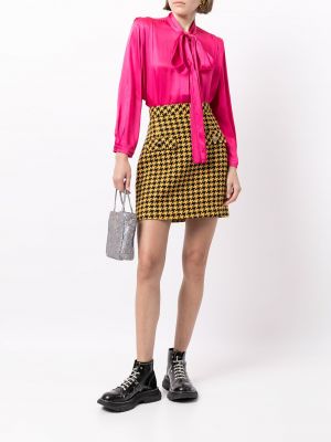 Camisa con lazo de seda Cool T.m rosa