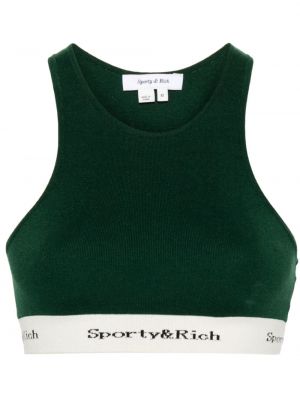 Tank top Sporty And Rich zielony