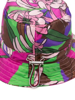 Geblümt mütze aus baumwoll mit print Moncler lila