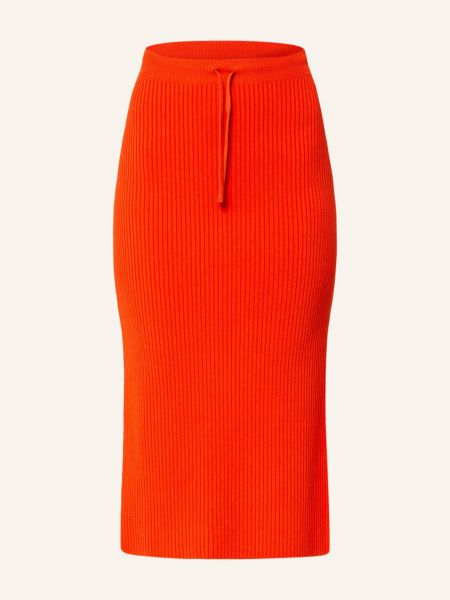 Dzianinowa spódnica ołówkowa Riani pomarańczowa