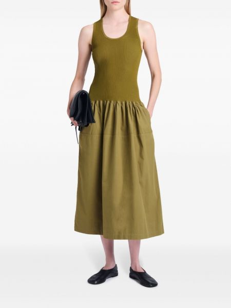 Kleid aus baumwoll mit u-boot-ausschnitt Proenza Schouler White Label