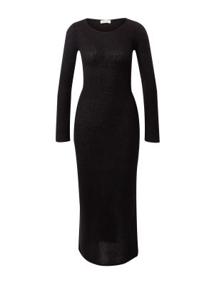 Pletené pletené šaty American Vintage čierna