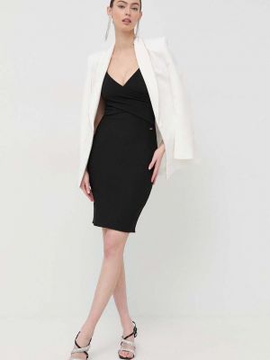 Uska mini haljina Armani Exchange crna