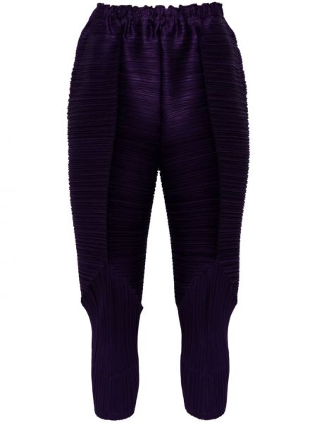 Pantalon plissé Pleats Please Issey Miyake violet