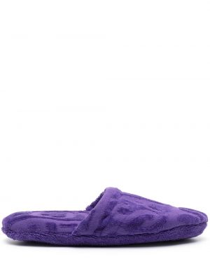Chaussons Versace violet